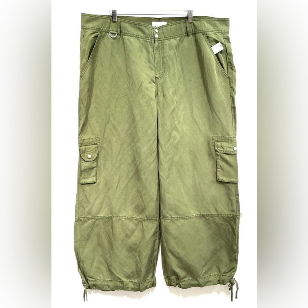 NWT By Anthropologie Olive Green Cargo Pants 2x
